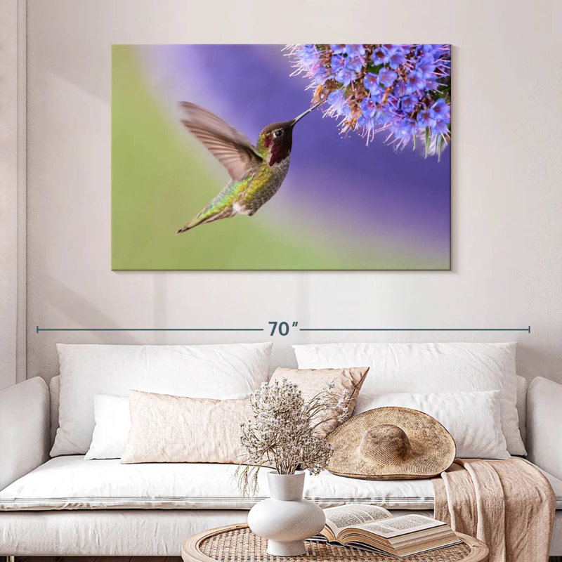 Brampt Nectar Sipping Hummingbird, 32" H x 48" W