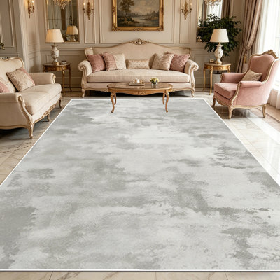 1PC neutral watercolor abstract faded gray tie-dye pattern area rugs, Soft and Comfortable, easy-to-maintain, machine washable Indoor floor mat, suitable for living room, bedroom, dining room, kitchen, entryway, patio, balcony, home office, Home Deco