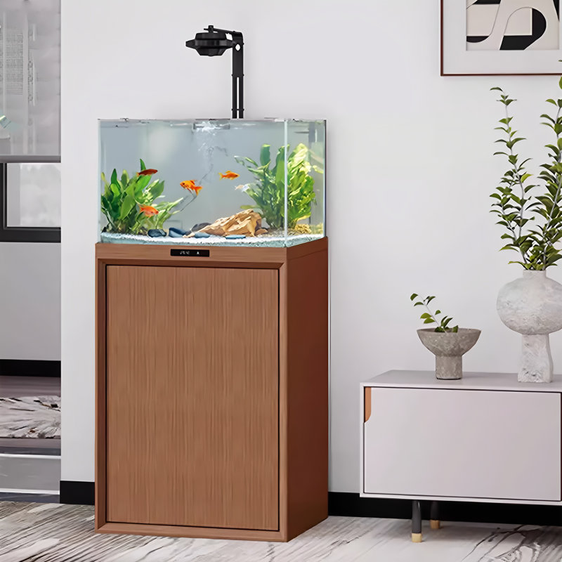 Petit aquarium carré en verre ultra-transparent