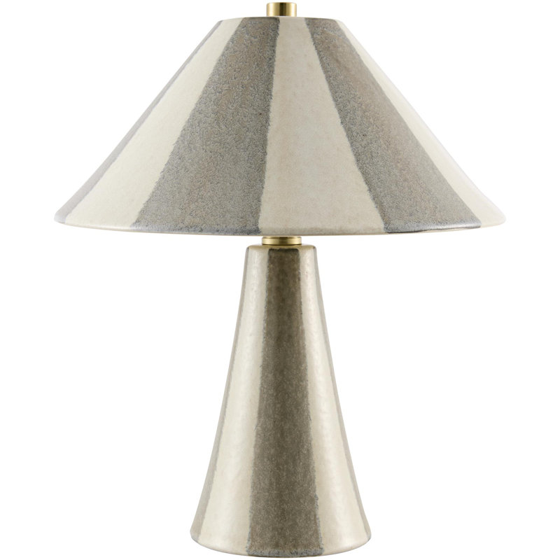 Galleria Table Lamp, Gray/Cream