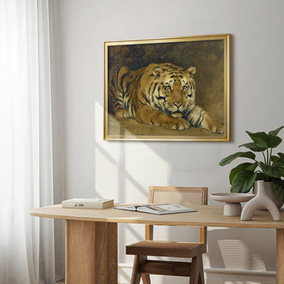 A Tiger-John Collier - Toile tendue avec châssis, 1885