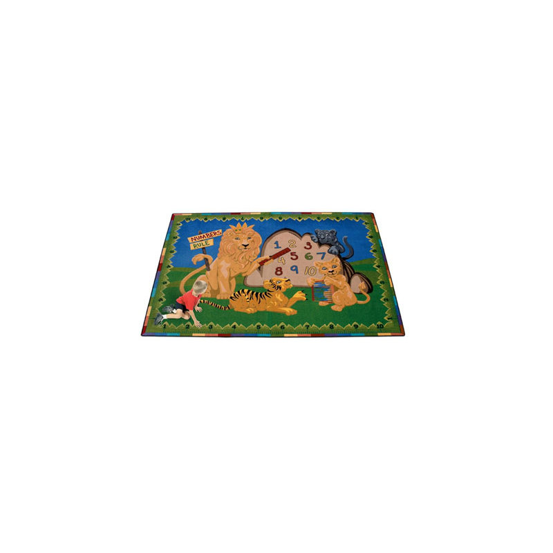 Tapis éducatif, Rectangle 5 pi 4 po x 7 pi 8 po
