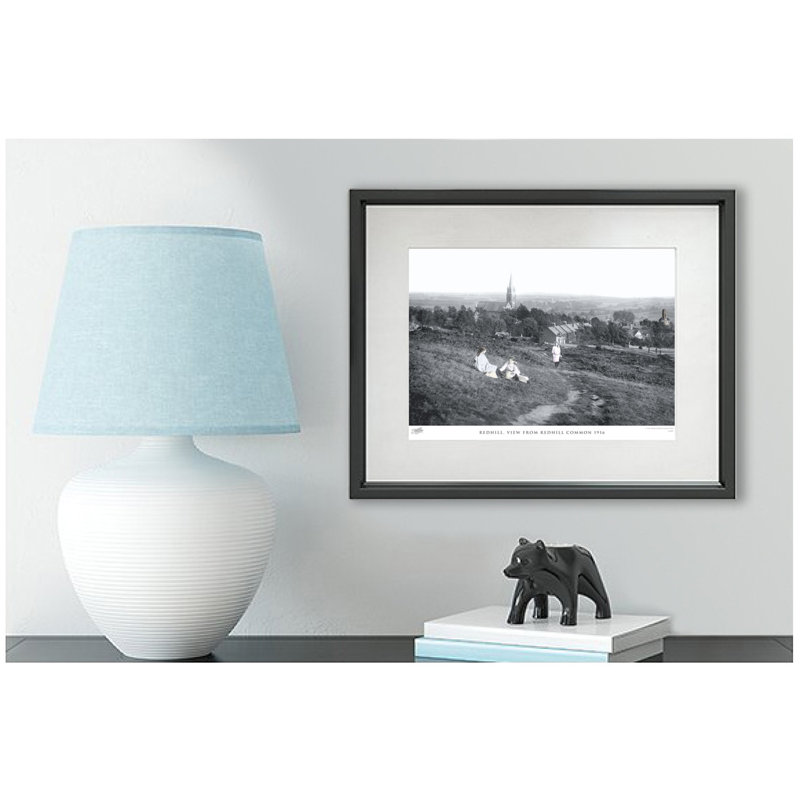 Redhill, View From Redhill Common 1916 by Francis Frith - Single Picture Frame Print, 28cm H x 36cm W x 2.3cm D