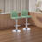 Tufted Fabric Bar Stools Set of 2, Adjustable Swivel Counter Height Barstools with Back, Upholstered Armless Airlift Bar Chairs for Kitchen Dining Cafe-118609826-118611200-119329748
