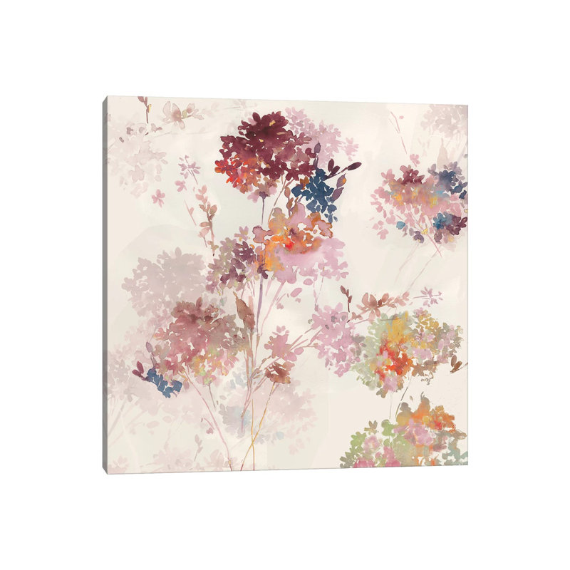 Sweet Hydrangea III by Asia Jensen - Wrapped Canvas Painting, 30.48 cm H x 30.48 cm W