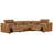 5-Piece Wall-hugger Upholstered Power Reclining Sectionnal-679271160-679271161-702016368