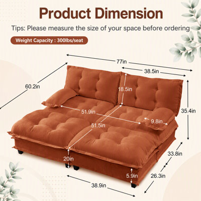 Canapé d'angle modulaire moderne avec 2 poufs, assise profonde et confortable, coussins à motif treillis, idéal pour les salons et les chambres.