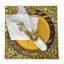 Gold Sequence Square Placemat