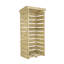 76 W x 53.2 D Wood Log Store