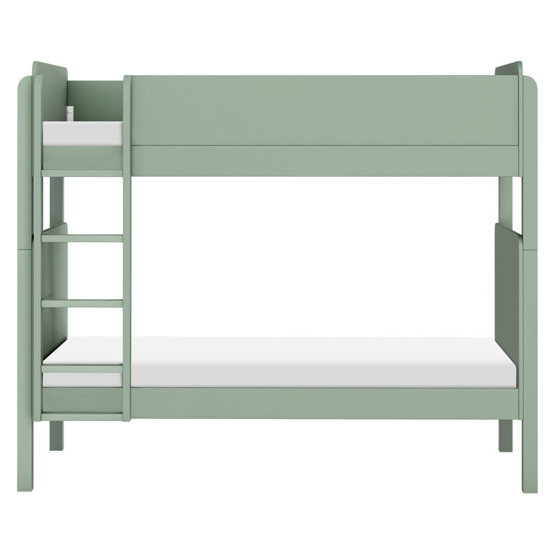 TipToe Twin Bunk Bed, Light Sage