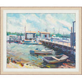 Boats In The Water 1 Print
