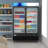 53 in. Commercial Merchandiser Refrigerator with Two Swinging Glass Doors, 45 cu. ft. in Black