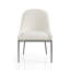 Chaise d'appoint rembourrée en métal Durrant-125907577