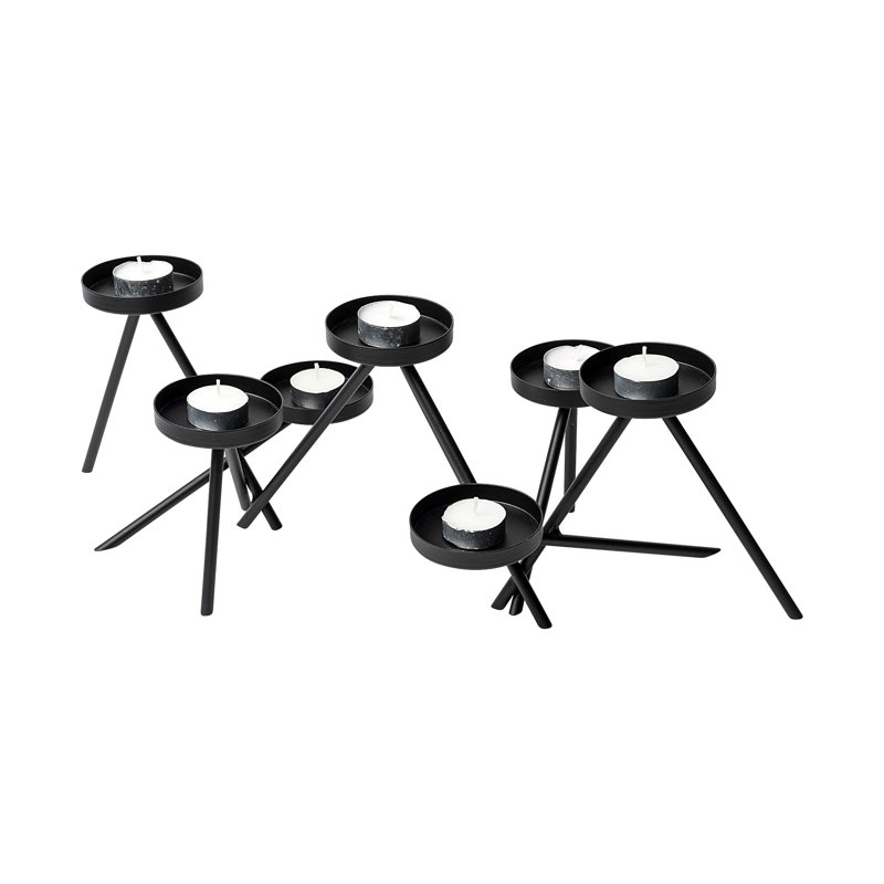 6.69'' H Metal Tabletop Candelabra