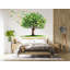 Green Tree Wall Decal, Nature Wall Sticker, Watercolor Tree Mural, Living Room Wall Art, Botanical Decor, Leaf Wall Decal, 176Gm-2010770614