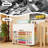 Craft Organizers And Storage Cart With Extendable Desktop, Power Outlet, Drawer & Vinyl Roll Holders, White