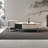 Simple oval microcrystalline stone coffee table