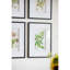 Ensemble de 4 fleurs murales botaniques, décoration pour salon, salle à manger, chambre à coucher, couloir