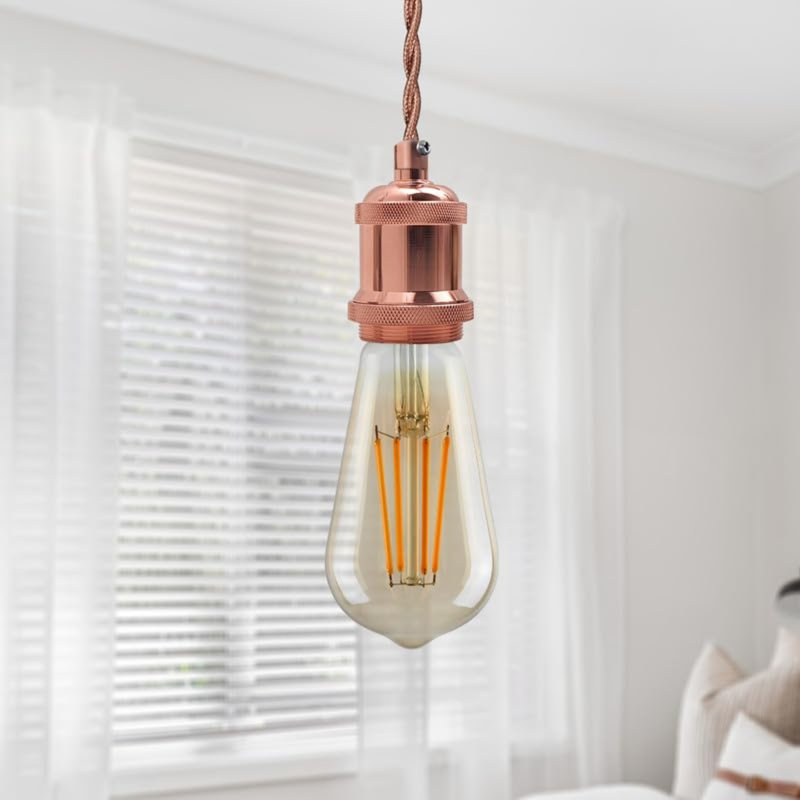 Annahy 1 - Light Rose Gold Single Pendant