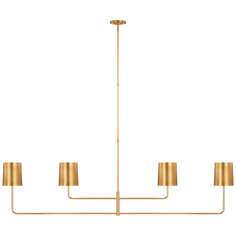 Go Lightly 4 - Light Chandelier, Gold, Gild