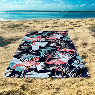 Serviette de plage en microfibre Croudre