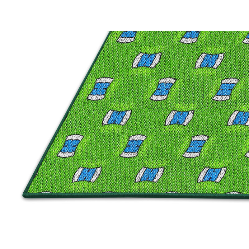 Tapis vert Power Loom, Rectangle 8 pi x 10 pi