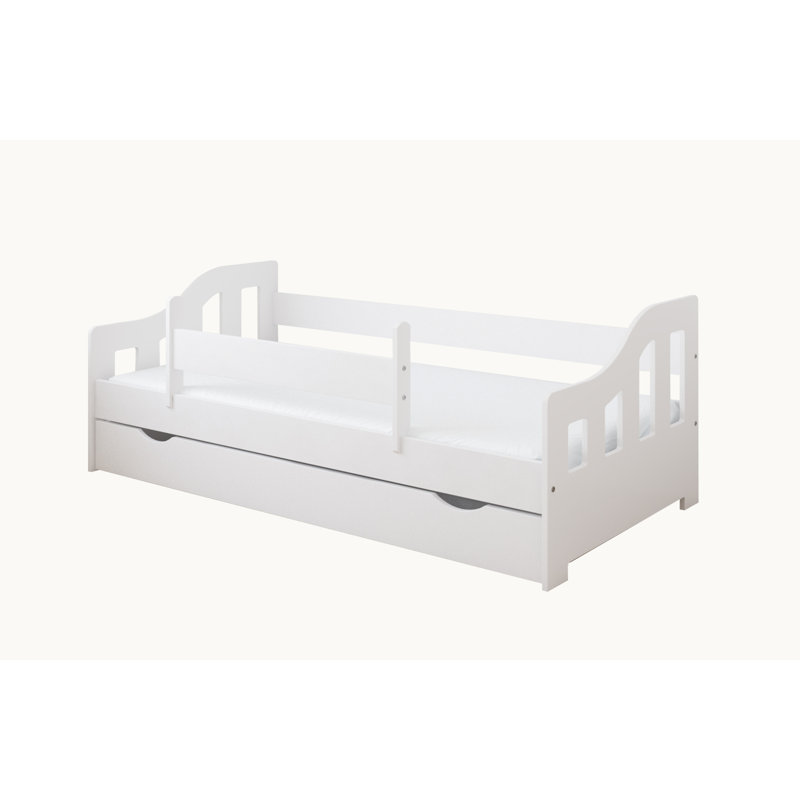 Lawrence Cabin Bed with Storage Included, 70 x 140 cm, White