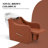 Shampoo Barber Backwash Chair Extended, Ceramic Shampoo Bowl Sink Chair-1339522126