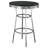 Loy 3 Piece Retro Bar Table Set, Round Top, 2 Stools, Chrome-114733168