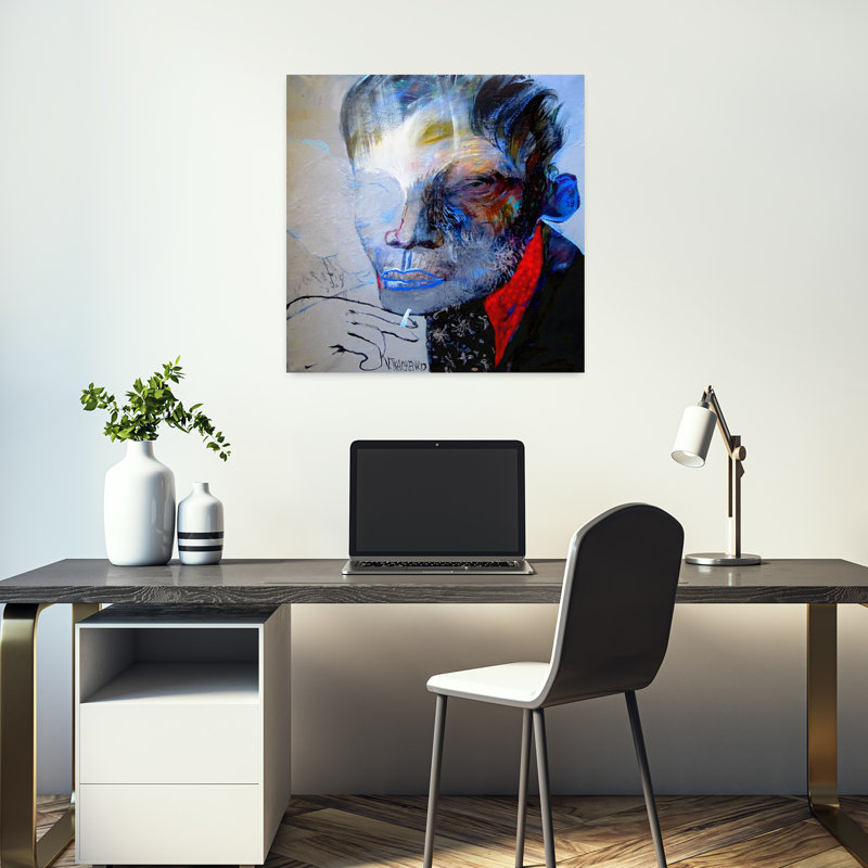 Art contemporain, art contemporain abstrait, H 18 po x l 18 po