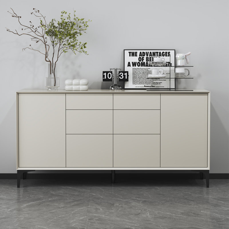 Buffet de style nordique minimaliste. Buffet 70,86 po, Beige