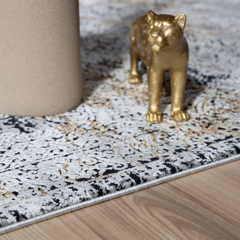 Wesner Abstract Hand Woven Area Rug, Rectangle 140 x 200cm
