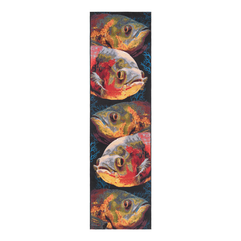 Washable Indoor / Outdoor Rug, Runner 2'7" x 10'