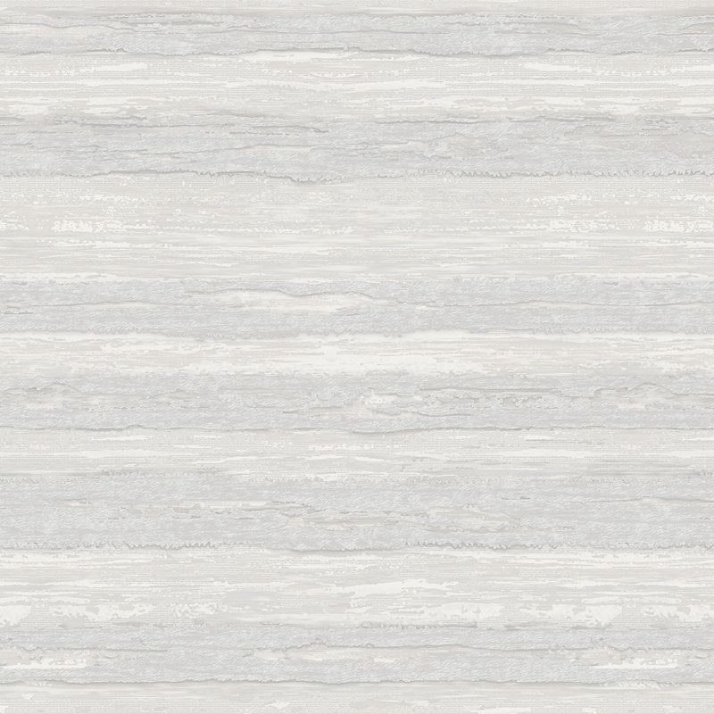 Papier peint brillant à rayures horizontales brillant, Argent argent