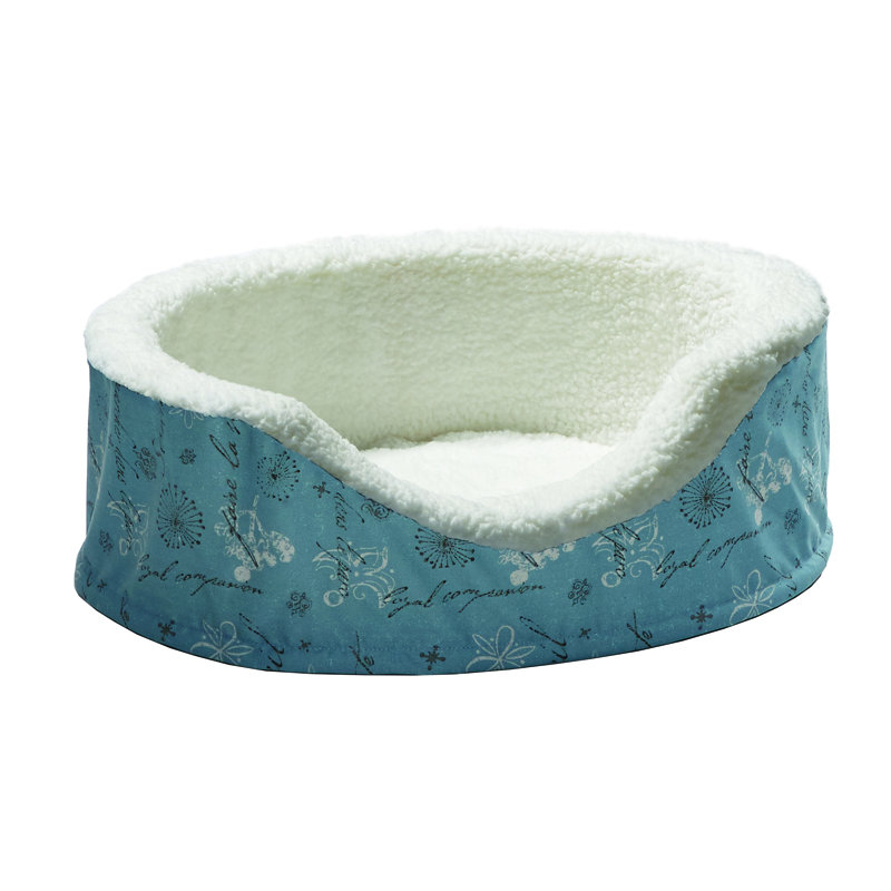 Lit gigogne orthopédique MidTest, L 17,75 po x P 14,25 po x H 5,5 po, Bleu