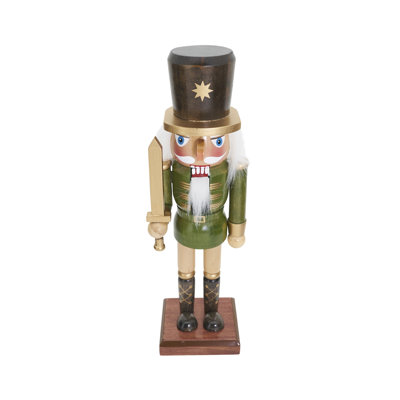 Classic Wooden Soldier Nutcracker Holiday Decoration