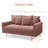 Madalinn 58'' Velvet Loveseat-1294829421