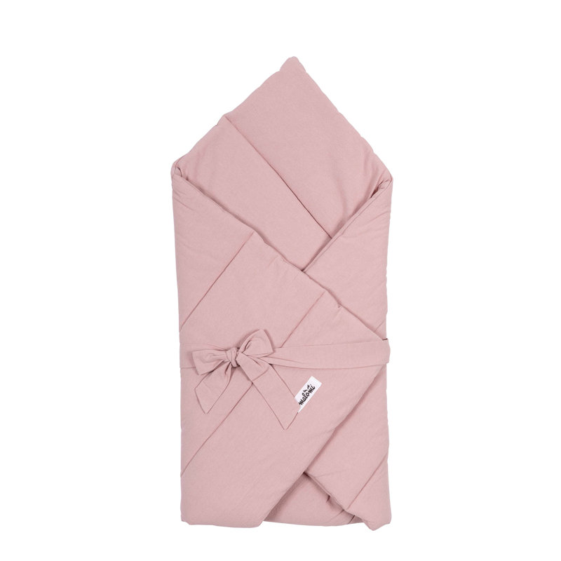 Friends 100% Cotton Cot Quilt, Dusty Pink
