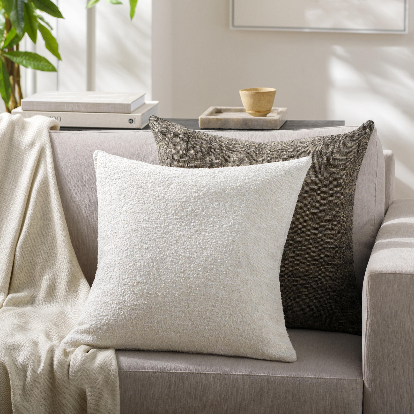 Bobby Pillow Cover, Pillow Cover Only - No Insert, 22" x 22", Mustard