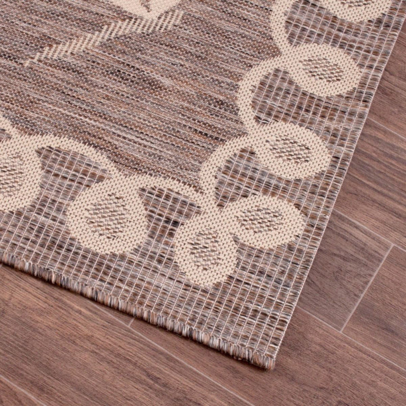 Arayah Abstract Indoor / Outdoor Area Rug, Runner 60 x 120cm