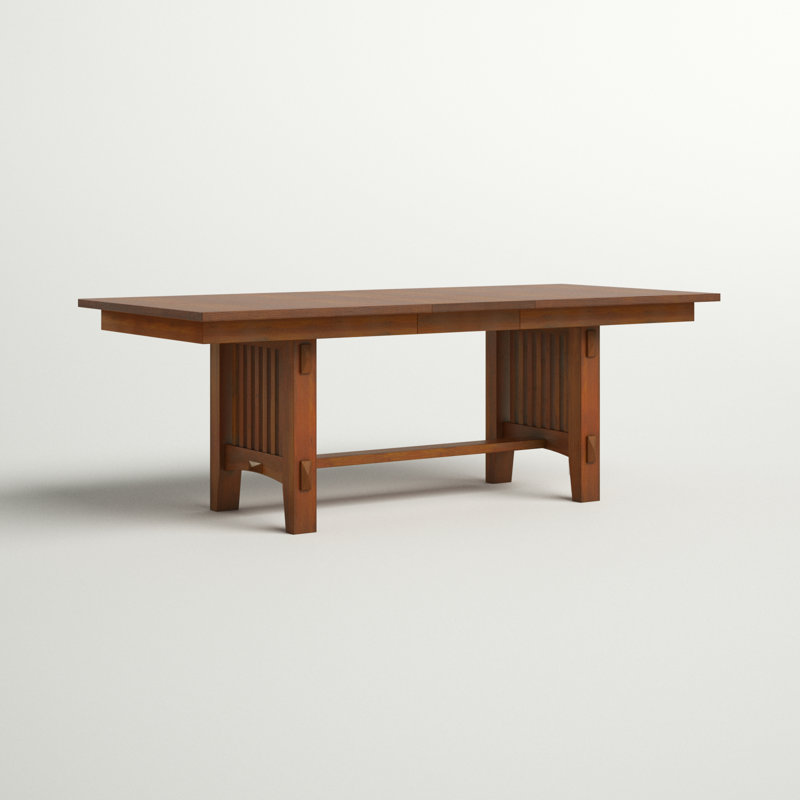 Isadore Extendable Solid Wood Dining Table