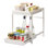Étagère sous l'évier avec tablette coulissante Yamazaki Home, tiroirs de rangement polyvalents, 2 niveaux, système d'organisation robuste