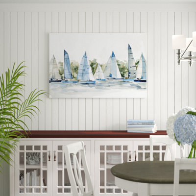 Pastel Marina I by Emma Scarvey - Painting Print