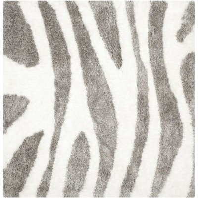 Hempstead Barcelona Shag Hand Tufted Performance Animal Print Rug