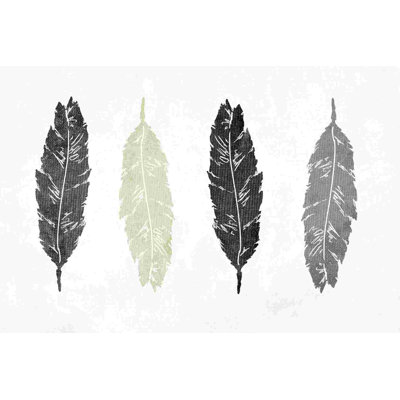 «Neutral Feathers», impression sur toile tendue