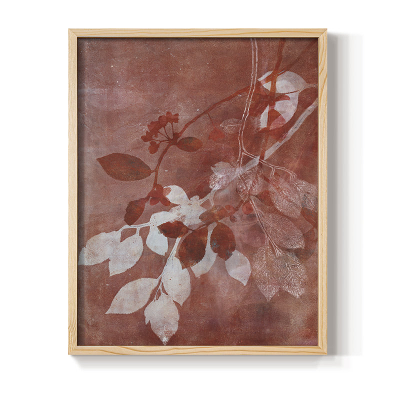 «Branching Out», impression encadrée en bois massif, Naturel, H 21 po x l 17 po