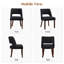 Chaise d'appoint rembourrée en bois massif-896201421