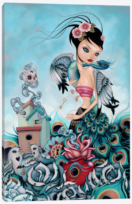 « fierté », reproduction d’art sur toile tendue, H 26 po x l 18 po x P 1,5 po, Toile tendue, Pas de tapis