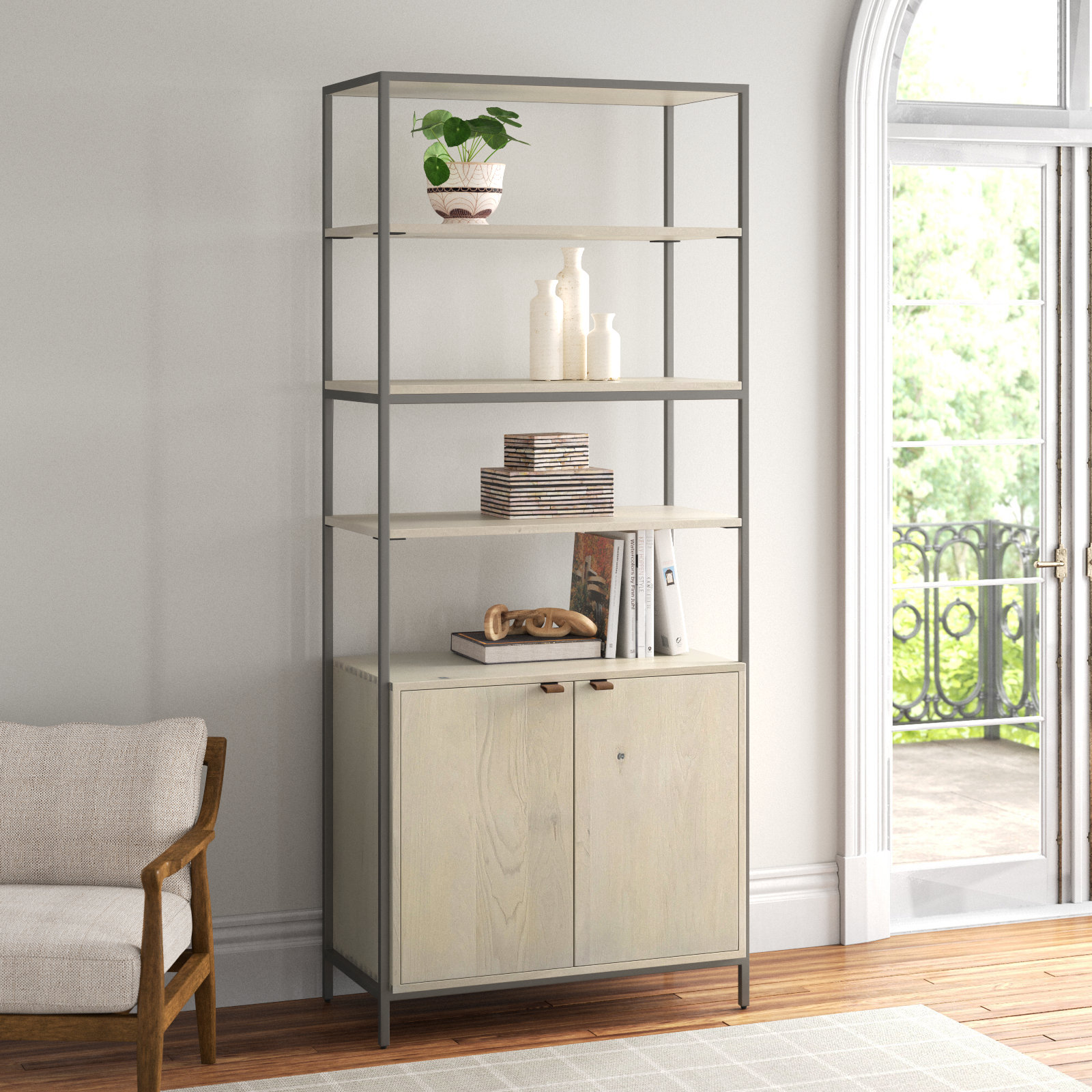 Loki Standard Bookcase, Dove