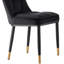 Chaise Parsons rembourrée et revêtue de velours-1346321219
